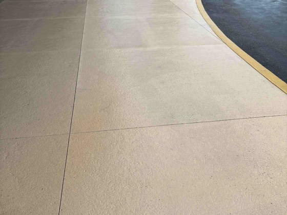 Sidewalk cleaning near parking lot at Feather Sound Corporate Center, Clearwater, FL