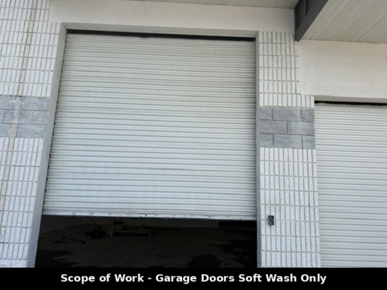 Roll-up door post-construction cleaning in St. Petersburg, FL