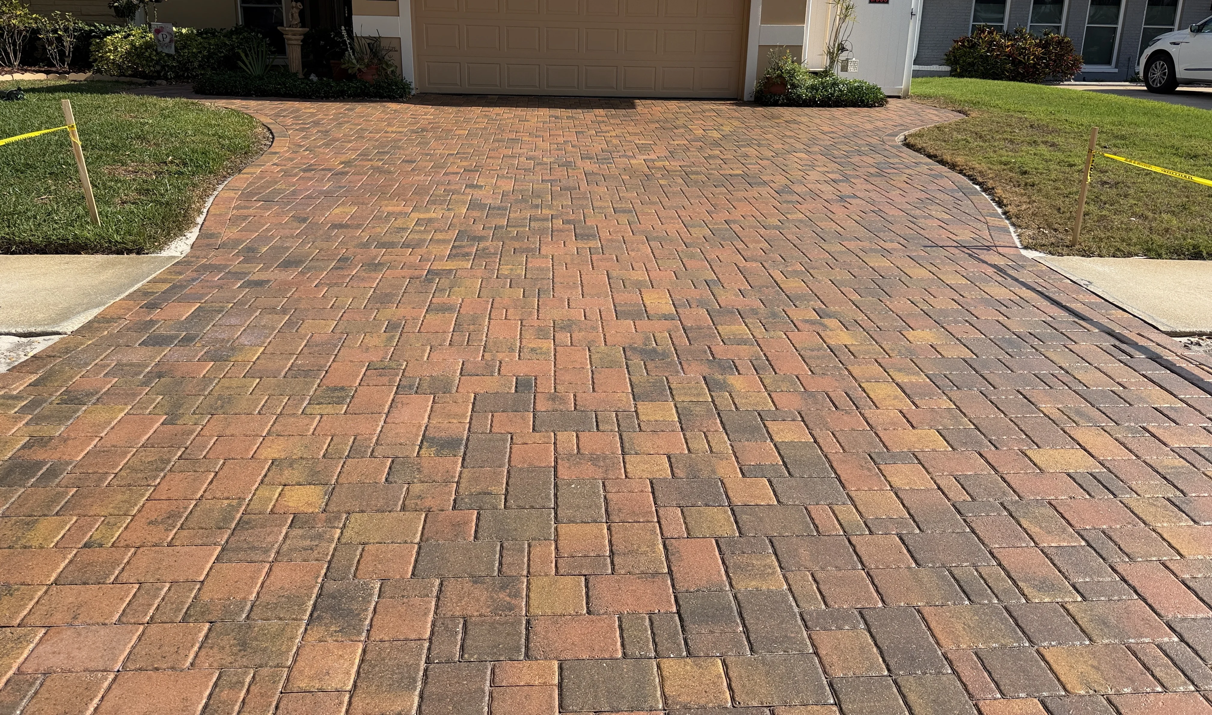 After photo of driveway pavers in Largo, FL
