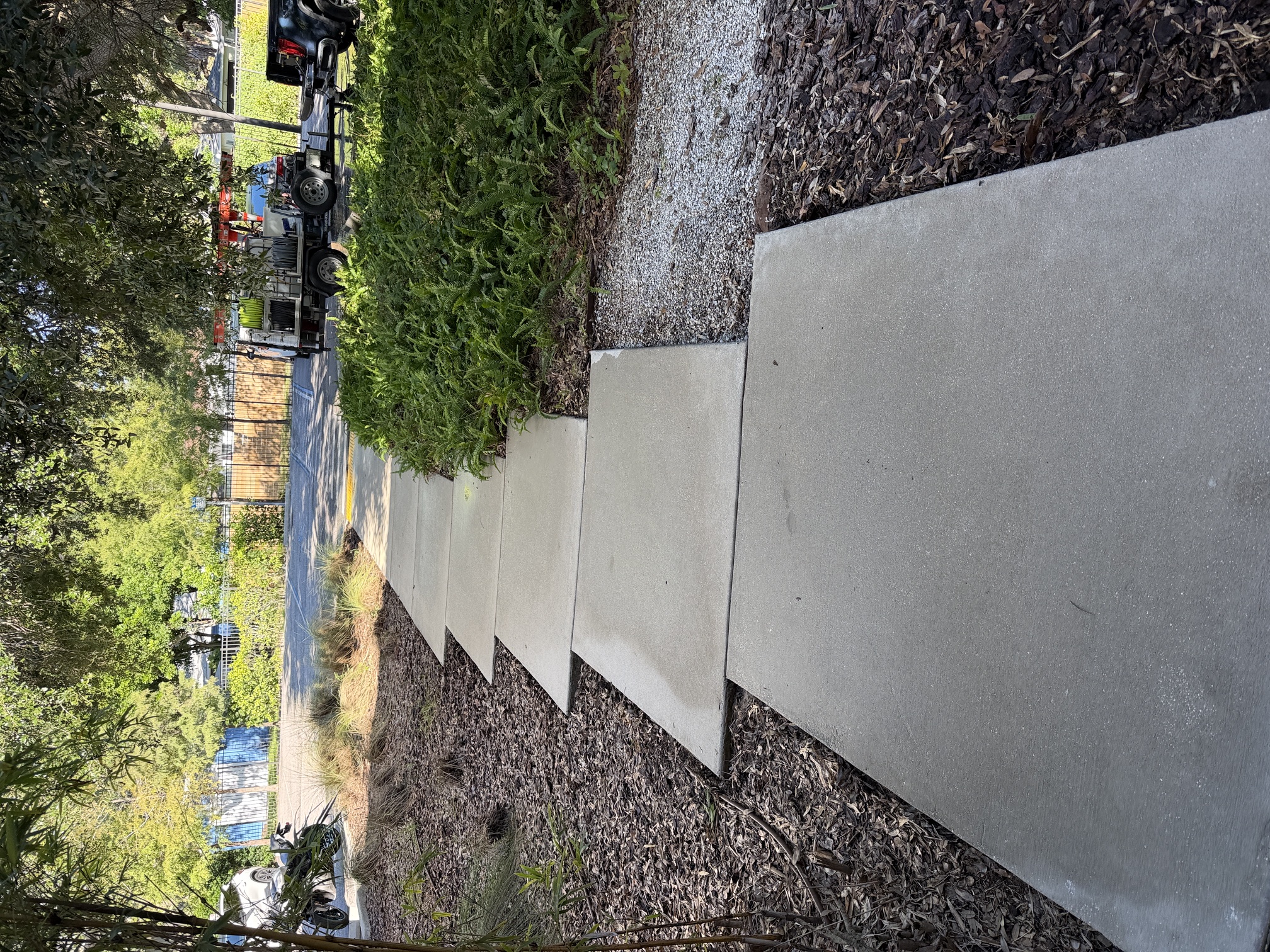 After photo of a clean common walkway at an apartment community in Largo, FL