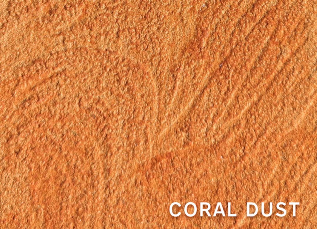 Coral Dust paver stain color