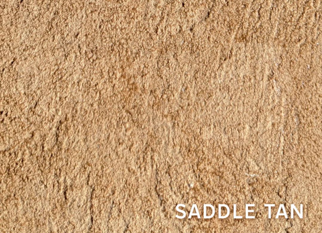 Saddle Tan paver stain color