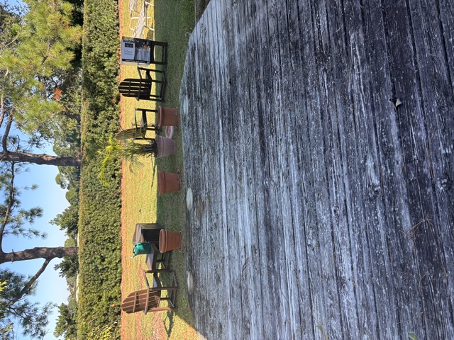 Before photo of wood deck cleaning in Belleair, FL
